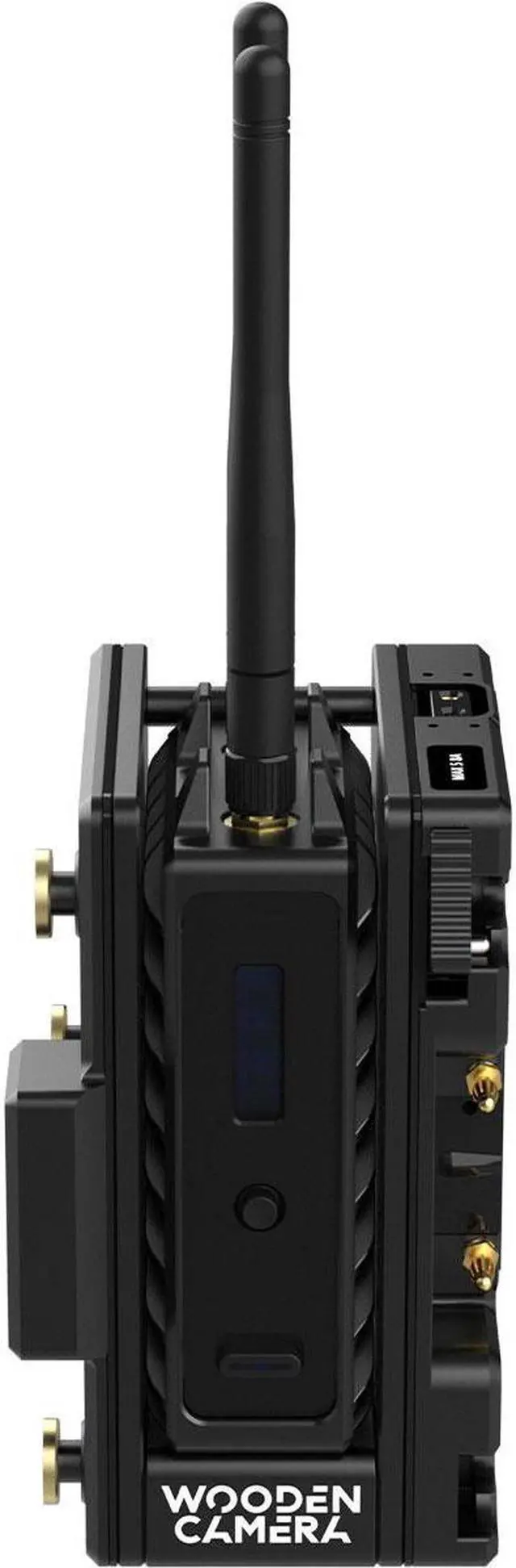 Alt view image 7 of 7 - Wooden Camera Dual Battery Plate Cradle for Teradek Bolt LT Transmitter, Gold Mount