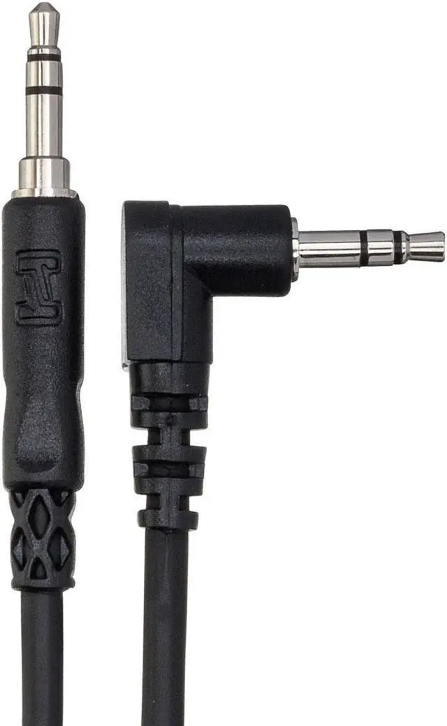Alt view image 10 of 11 - Hosa CMM-105R 5-Feet Stereo Mini Male to Stereo Angled Mini Male Cable