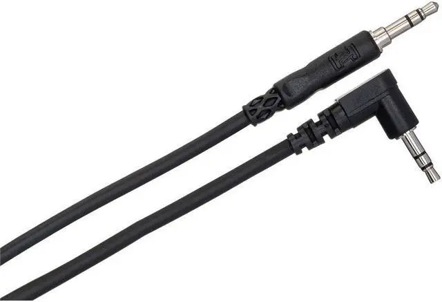 Alt view image 9 of 11 - Hosa CMM-105R 5-Feet Stereo Mini Male to Stereo Angled Mini Male Cable