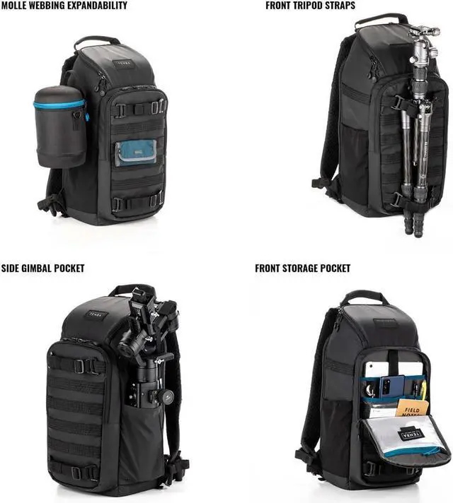 Alt view image 13 of 13 - Tenba Axis V2 16L Camera Backpack, Black #637-752