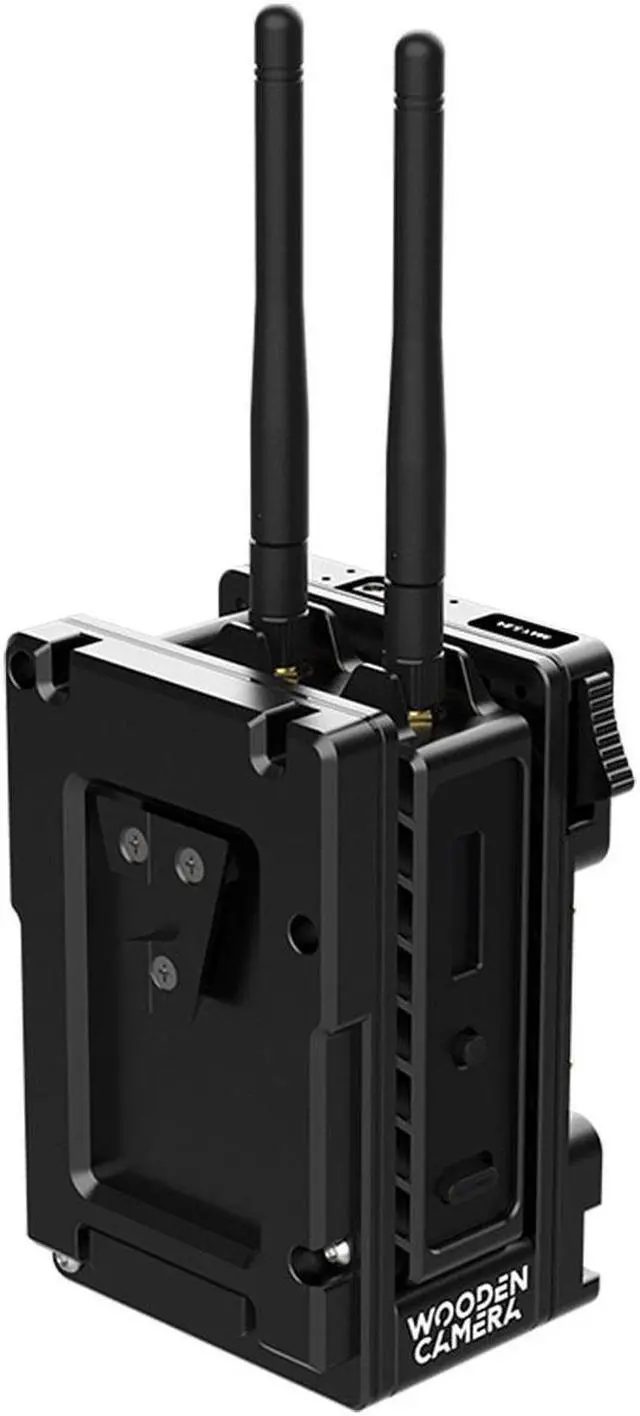 Alt view image 6 of 7 - Wooden Camera Dual Battery Plate Cradle for Teradek Bolt LT Transmitter, V-Mount to Gold Mount