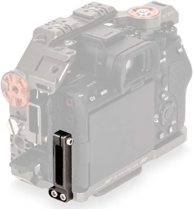 Alt view image 2 of 2 - Tilta USB-C Cable Clamp Attachment for Sony a7S III Camera Cage, Tactical Gray