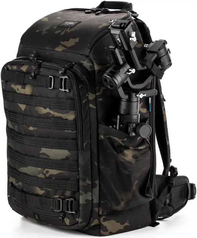 Alt view image 2 of 7 - Tenba Axis V2 32L Camera and Laptop Backpack, MultiCam Black #637-759