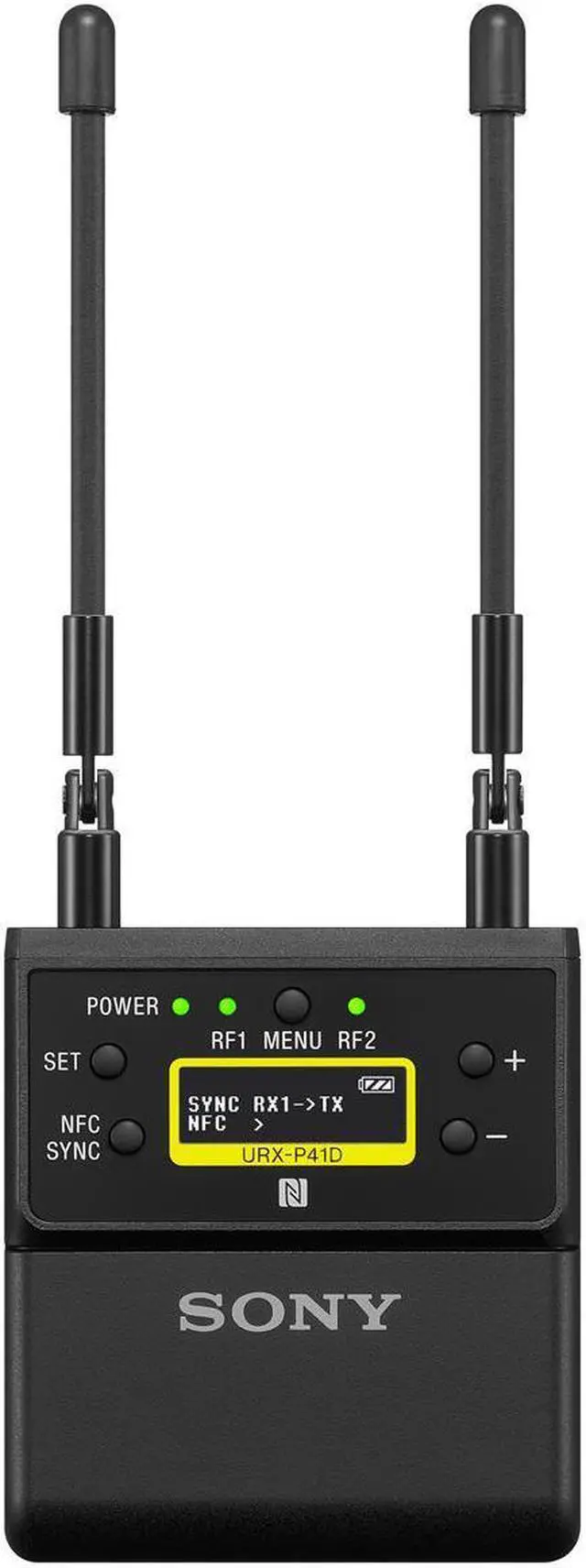 Alt view image 5 of 11 - Sony URX-P41D Dual-Ch Camera-Mount Wireless Receiver, 25UC: 536.1 to 607.8MHz