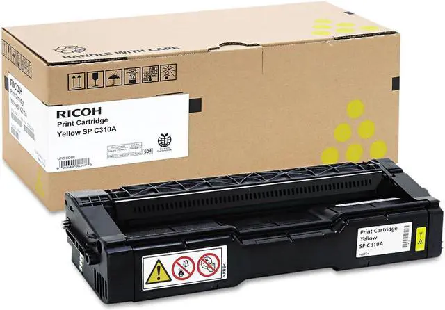 Alt view image 4 of 5 - Ricoh Sp-c310a Yellow Toner Cartridge - Yellow - Laser -