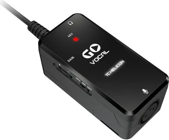 Alt view image 4 of 8 - TC-Helicon GO VOCAL Microphone Preamp for Mobile Devices