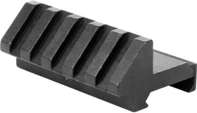 Alt view image 2 of 2 - AimSports .45 Degree Offset Picatinny Rail Mount, Black