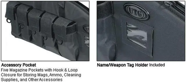 Alt view image 6 of 8 - UTG 42" DC Series Tactical Gun Case, Black