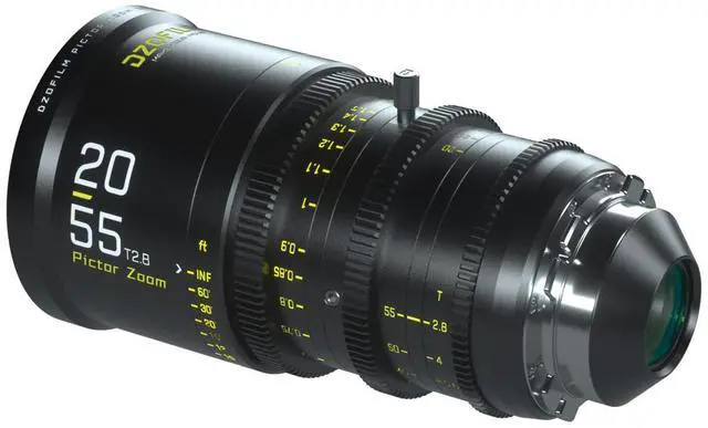 Alt view image 7 of 9 - DZOFILM Pictor 20-55mm and 50-125mm T2.8 Super35 Parfocal Cine Lens Bundle for PL Mount and Canon EF, Black