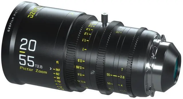 Alt view image 6 of 9 - DZOFILM Pictor 20-55mm and 50-125mm T2.8 Super35 Parfocal Cine Lens Bundle for PL Mount and Canon EF, Black
