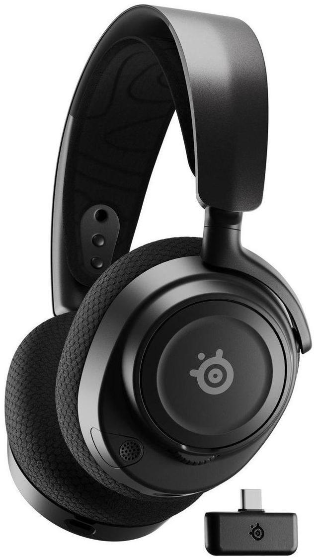 Alt view image 2 of 20 - SteelSeries Arctis Nova 7 Wireless Multi-Platform Gaming Headset — Neodymium Magnetic Drivers — 2.4GHz + Mixable Bluetooth — 38Hr USB-C Battery — ClearCast Gen2 AI Mic — PC, PS5, Switch, VR, Mobile