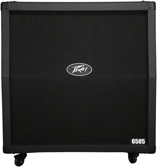 Main image of Peavey 6505 4x12" Slant Guitar Speaker Cabinet, 300W Mono/150W Stereo Power, 8 Ohms Stereo/16 Ohms Mono Impedance, 1/4" Inputs, Single