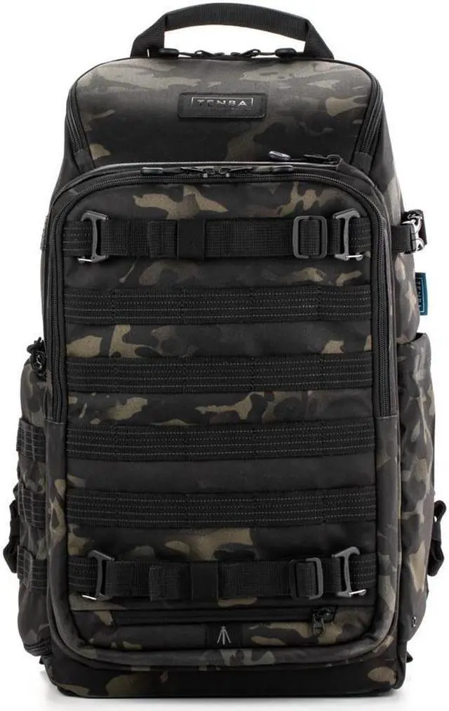 Alt view image 9 of 13 - Tenba Axis V2 20L Camera and Laptop Backpack, MultiCam Black #637-755
