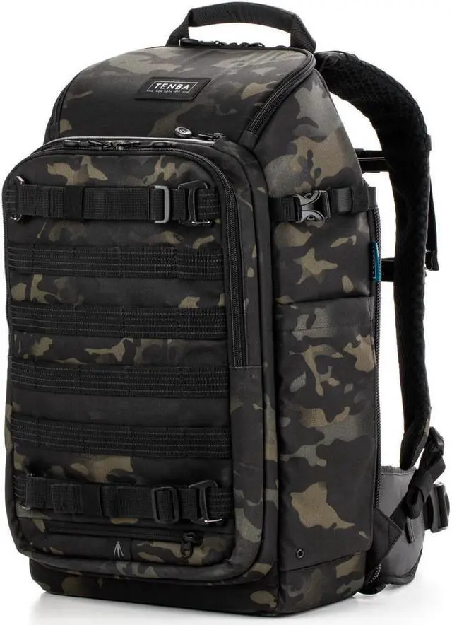 Alt view image 7 of 13 - Tenba Axis V2 20L Camera and Laptop Backpack, MultiCam Black #637-755
