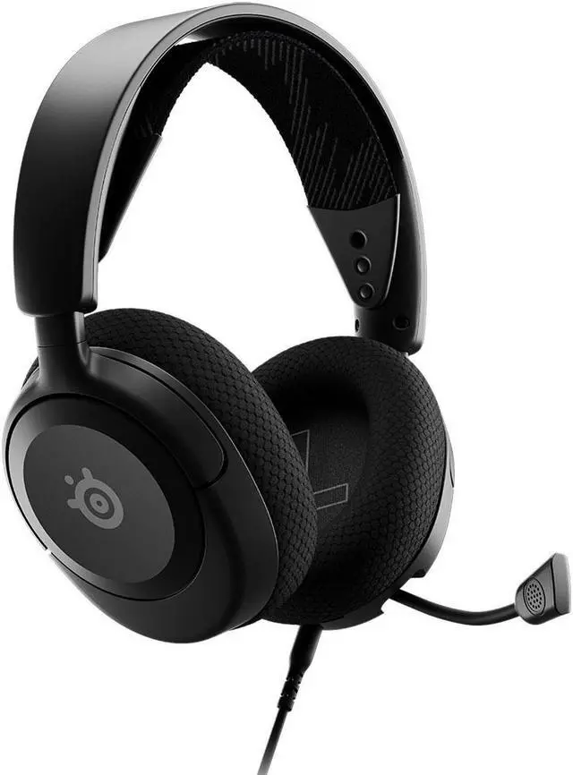 Alt view image 4 of 15 - NEW SteelSeries Arctis Nova 1 Multi-System Gaming Headset — Hi-Fi Drivers — 360° Spatial Audio — Comfort Design — Durable — Ultra Lightweight — Noise-Cancelling Mic — PC, PS5/PS4, Switch, Xbox - Black