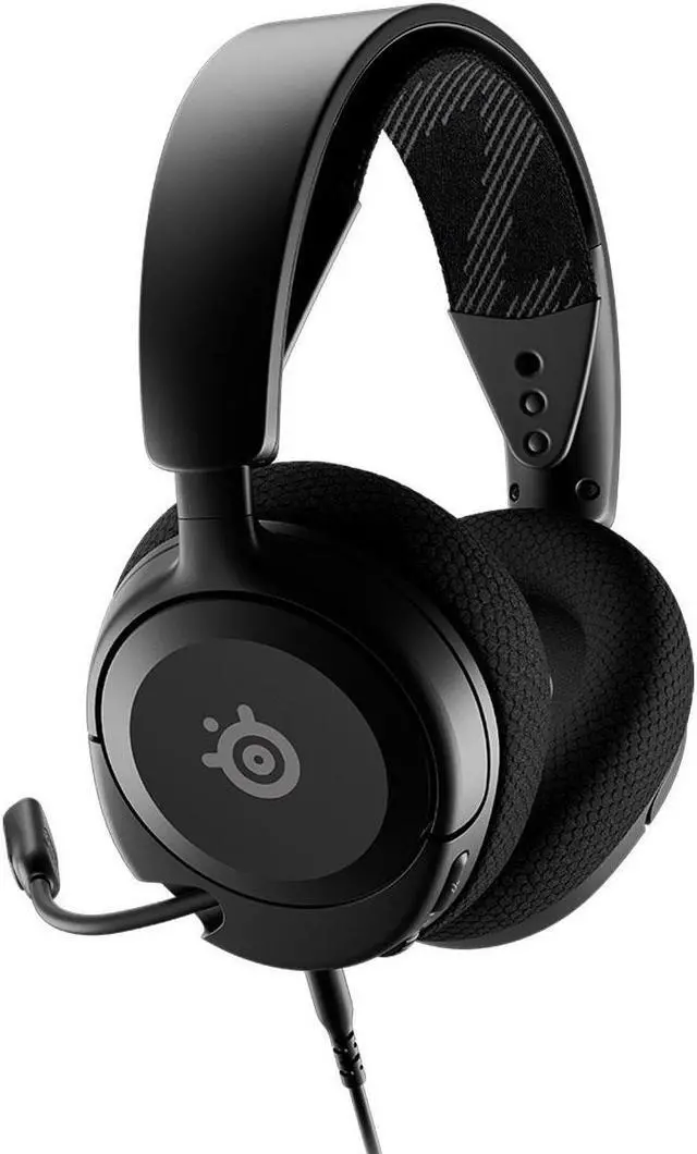 Alt view image 5 of 15 - NEW SteelSeries Arctis Nova 1 Multi-System Gaming Headset — Hi-Fi Drivers — 360° Spatial Audio — Comfort Design — Durable — Ultra Lightweight — Noise-Cancelling Mic — PC, PS5/PS4, Switch, Xbox - Black