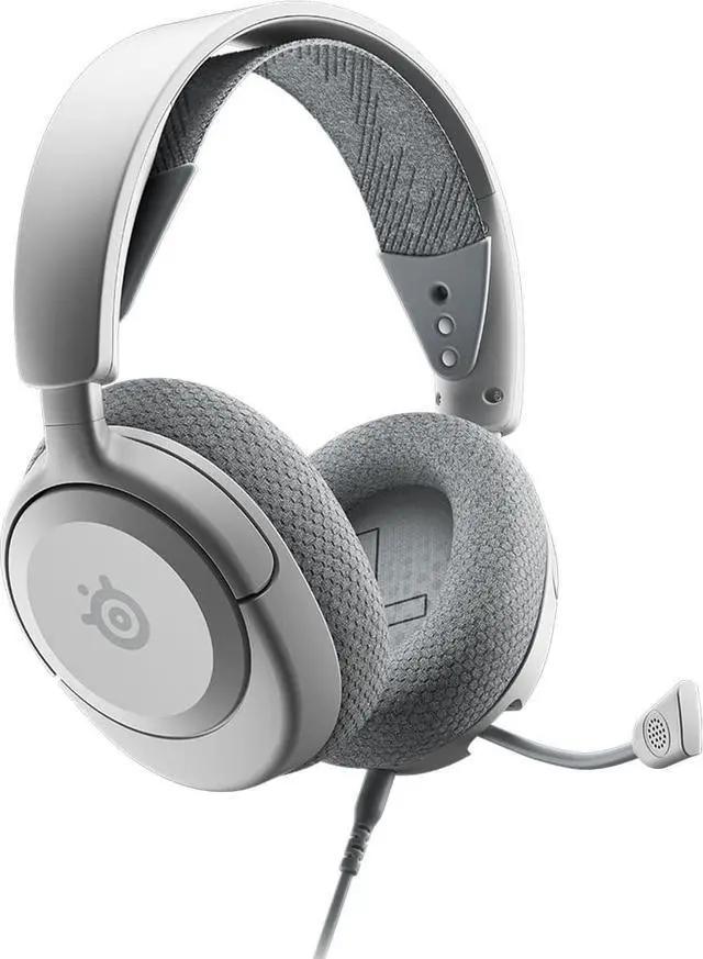 Alt view image 3 of 13 - SteelSeries Arctis Nova 1P Multi-Platform Premium Wired Gaming Headset - White