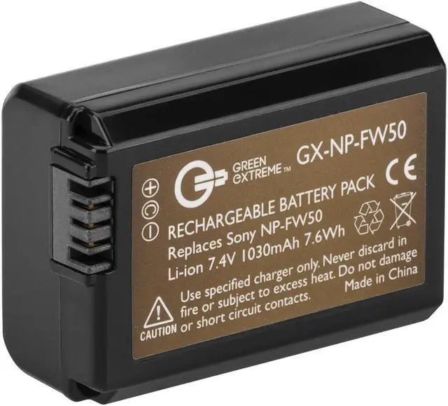 Main image of Green Extreme NP-FW50 Lithium-Ion Battery Pack (7.4V, 1030mAh) #GX-NP-FW50
