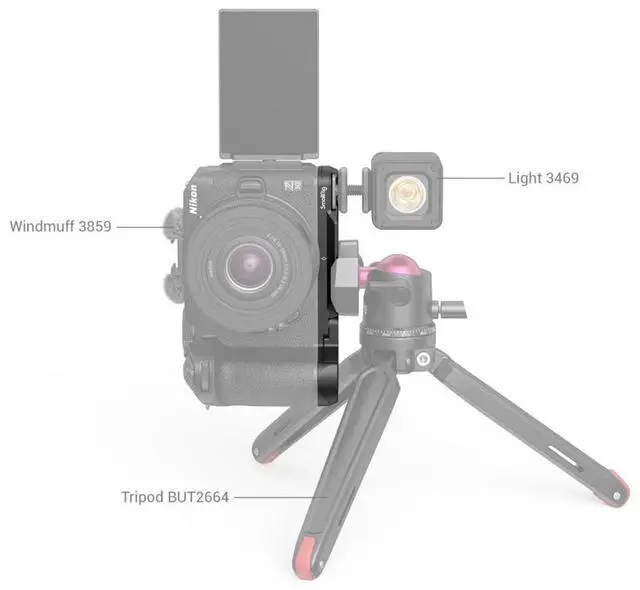 Alt view image 7 of 7 - SmallRig Baseplate for Nikon Z30
