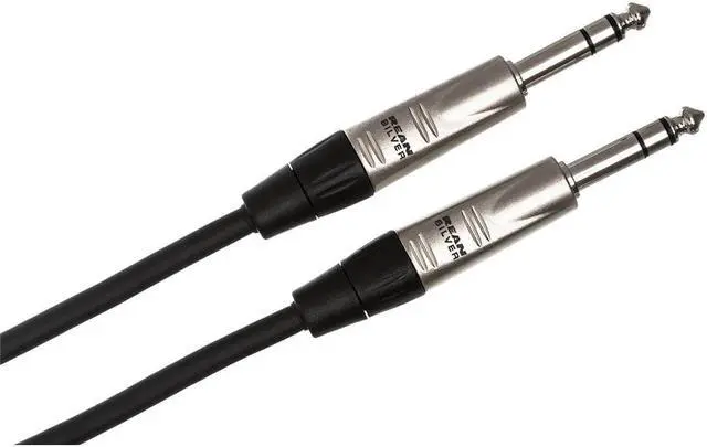 Alt view image 3 of 5 - Pro Audio Cable 10Ft 1/4 TRS To 1/4 TRS 1/4 Balanced to 1/4 Balanced Cable