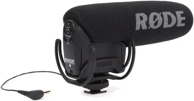 Alt view image 5 of 7 - Rode VideoMic Pro Compact Shotgun Microphone, 200 Ohms - Bundle - with Deadcat VMP Furry Wind Cover for VideoMicPro