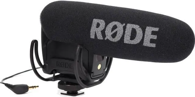 Alt view image 2 of 7 - Rode VideoMic Pro Compact Shotgun Microphone, 200 Ohms - Bundle - with Deadcat VMP Furry Wind Cover for VideoMicPro