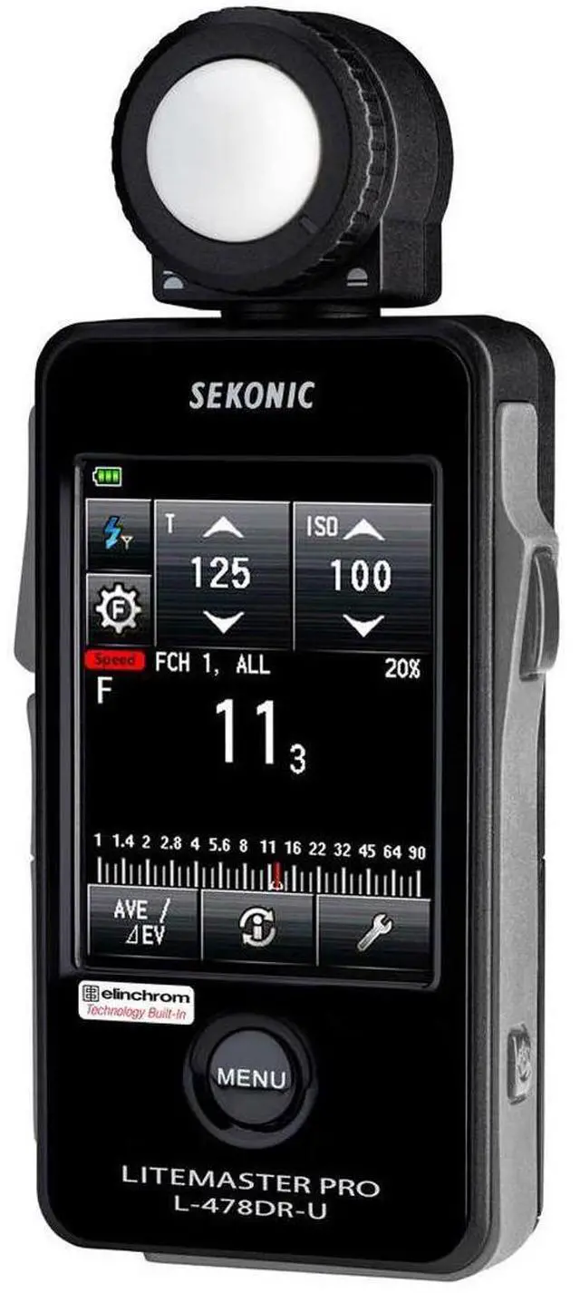 Alt view image 2 of 5 - Sekonic LiteMaster Pro L-478DR-U-EL Series Light Meter for Elinchrom EL Skyport