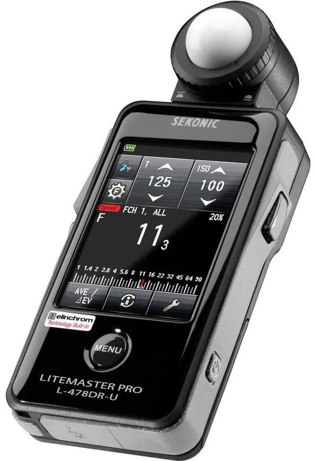 Alt view image 4 of 5 - Sekonic LiteMaster Pro L-478DR-U-EL Series Light Meter for Elinchrom EL Skyport