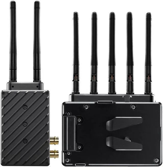 Alt view image 4 of 7 - Teradek Bolt 6 LT 750 3G-SDI/HDMI Wireless Transmitter and Receiver Deluxe Kit, V-Mount, 750' Range