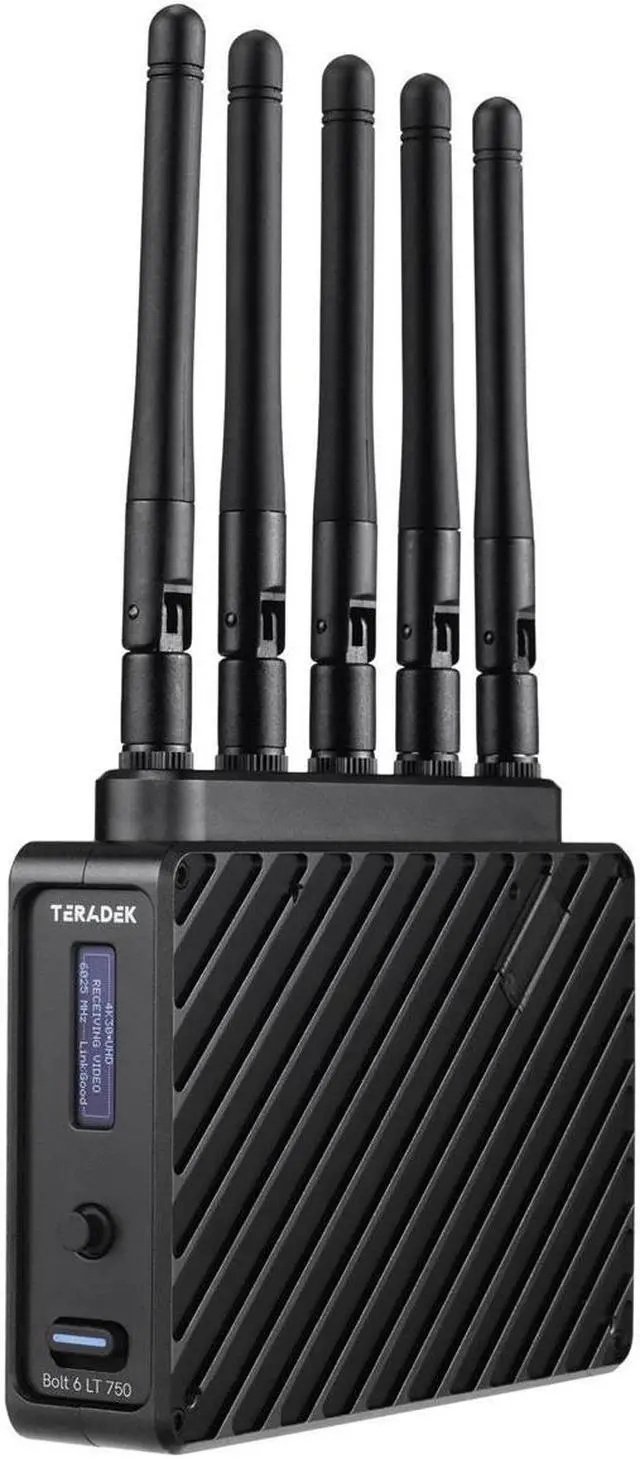 Alt view image 2 of 7 - Teradek Bolt 6 LT 750 3G-SDI/HDMI Wireless Receiver, V-Mount, 750' Range
