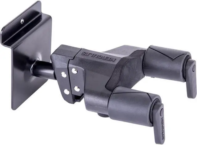 Alt view image 2 of 2 - Hercules Stands GSP39SB PLUS Series Universal Auto Grip Slat Wall-Mount Guitar Hanger with Short Arm