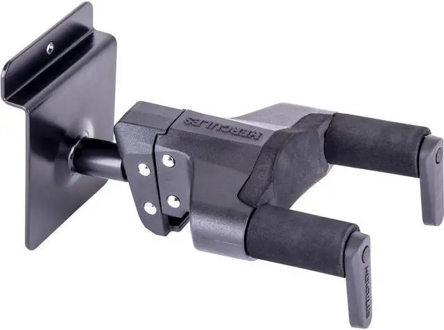 Main image of Hercules Stands GSP39SB PLUS Series Universal Auto Grip Slat Wall-Mount Guitar Hanger with Short Arm