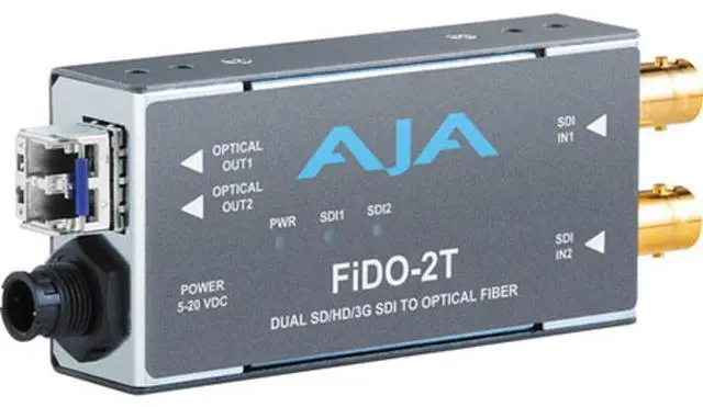 Alt view image 5 of 5 - AJA Video Systems - FIDO-2T - Dual channel SDI to LC Fiber extender up to 10km