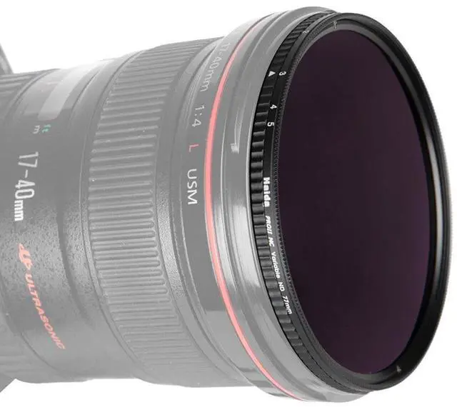 Alt view image 6 of 7 - Haida 58mm PROII 1.5-5.0 Stops Multi-Coated Variable ND Filter