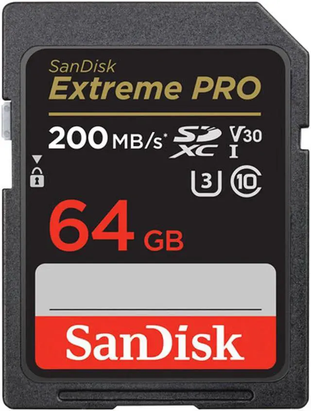 Alt view image 4 of 13 - SanDisk Extreme PRO 64 GB Class 10/UHS-I (U3) V30 SDXC - SDSDXXU-064G-ANCIN