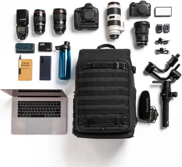 Alt view image 6 of 7 - Tenba Axis V2 32L Camera and Laptop Backpack, Black #637-758