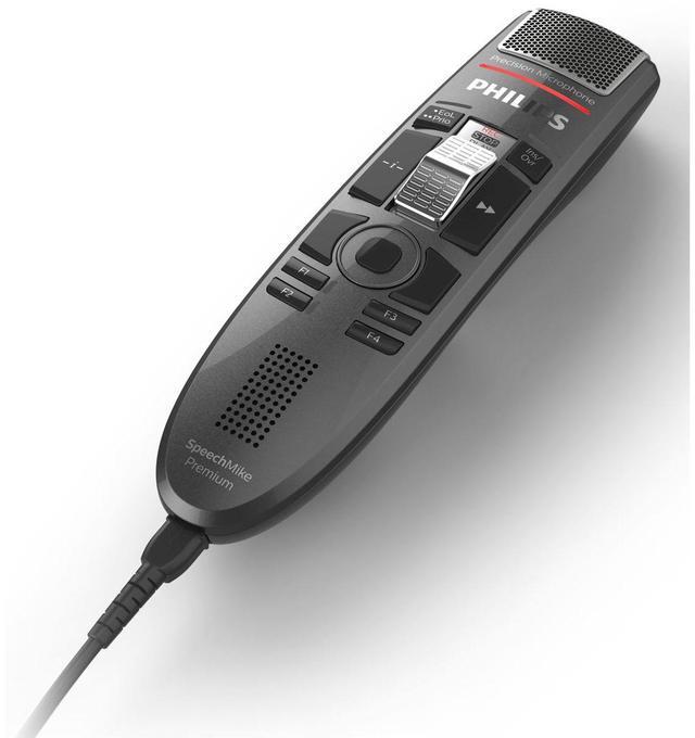 Alt view image 6 of 7 - Philips SpeechMike Premium Touch Dictation USB Microphone with Integrated Barcode Scanner, Slide-Switch