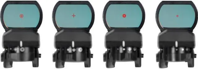 Alt view image 18 of 18 - Barska Electro Sight Multi Reticle Red Dot Sight, Black w/7-Position Rheostat AC10632