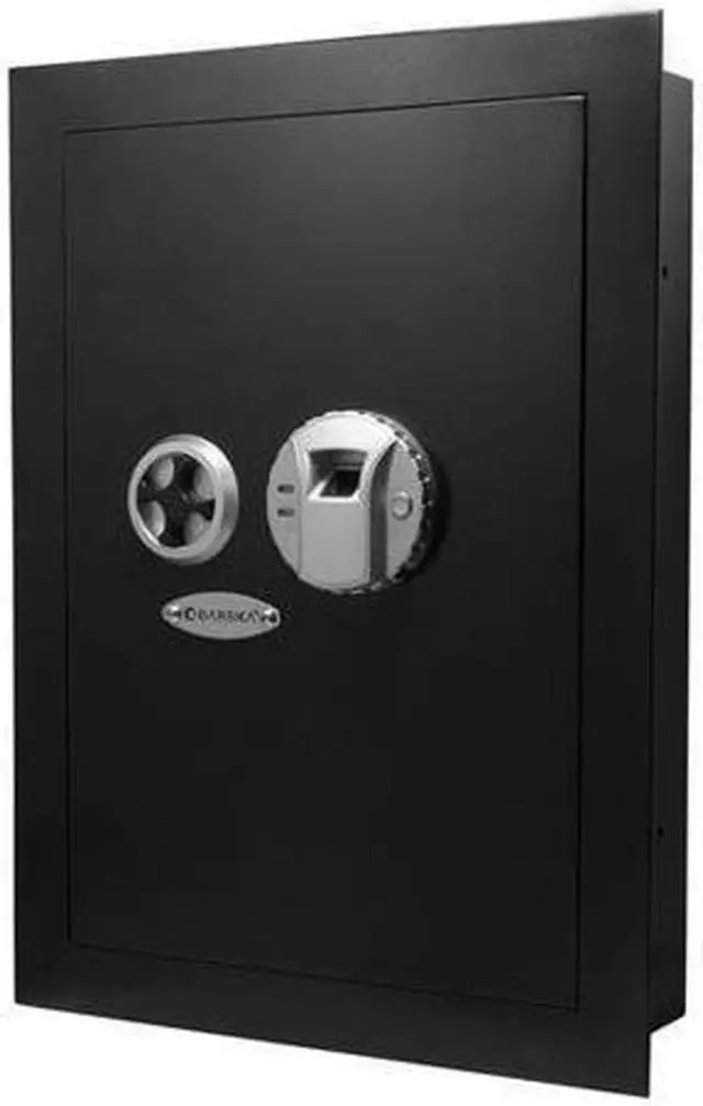 Alt view image 18 of 19 - Barska Black Biometric Wall Safe
