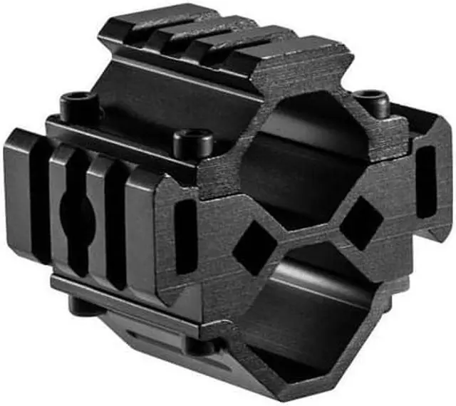 Alt view image 2 of 3 - Double Shotgun Barrel Mount Tri-Rail 3 Sections