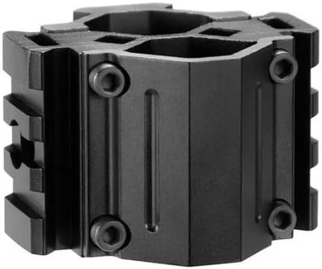 Alt view image 3 of 3 - Double Shotgun Barrel Mount Tri-Rail 3 Sections