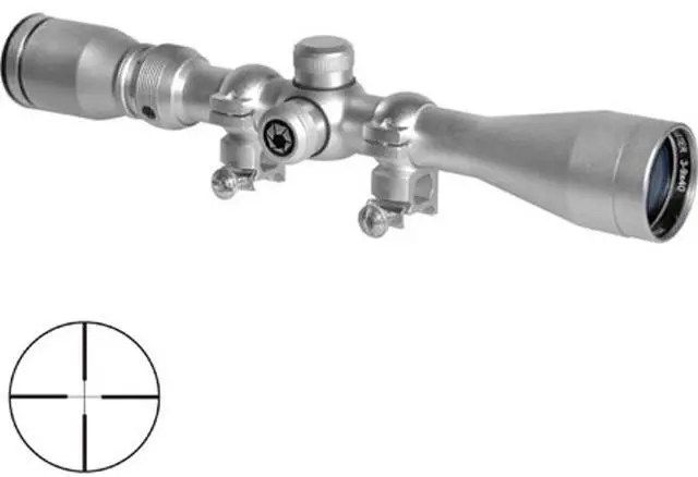 Alt view image 6 of 8 - Barska 3-9x40 Huntmaster Scope-Silver