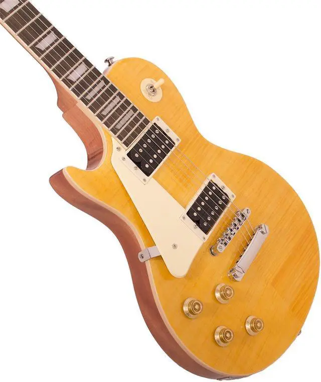 Alt view image 4 of 6 - Sawtooth Heritage Series Left-Handed Electric Guitar, Rosewood Fretboard, Tuscan Flame