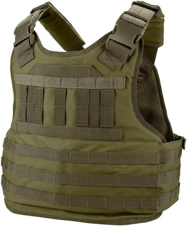 Alt view image 3 of 7 - BARSKA BI12290 Tactical Vest,Nylon,Universal,Green