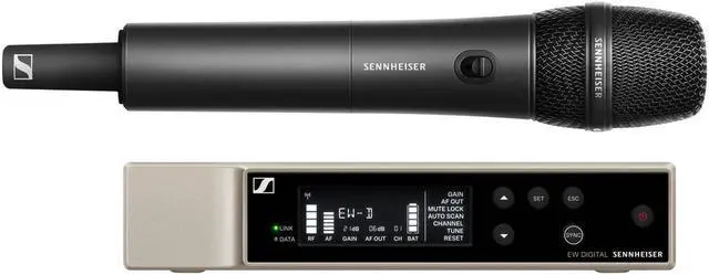 Alt view image 2 of 8 - Sennheiser EW-D 835-S SET Digital Wireless Handheld Microphone System with MMD 835 Capsule (Q1-6: 470 to 526 MHz)