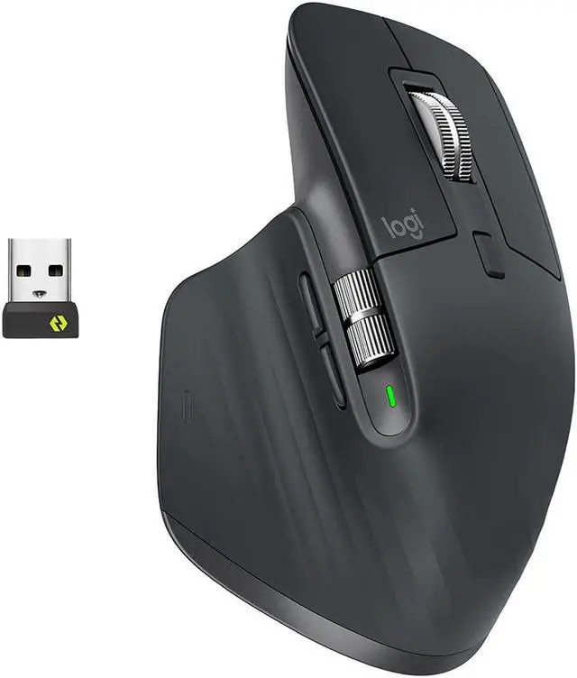 Alt view image 16 of 17 - Logitech MX Master 3 for Business, Wireless Mouse, Logi Bolt Technology, Bluetooth, MagSpeed Scrolling, Ergonomic, Rechargeable, Globally Certified, PC/Mac/Linux - Graphite