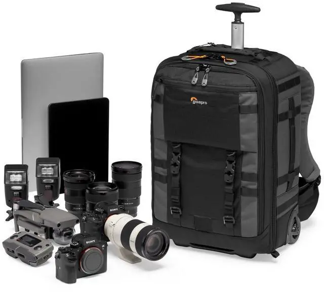 Alt view image 4 of 7 - Lowepro Pro Trekker RLX 450 AW II 28L Camera Roller Backpack, Black