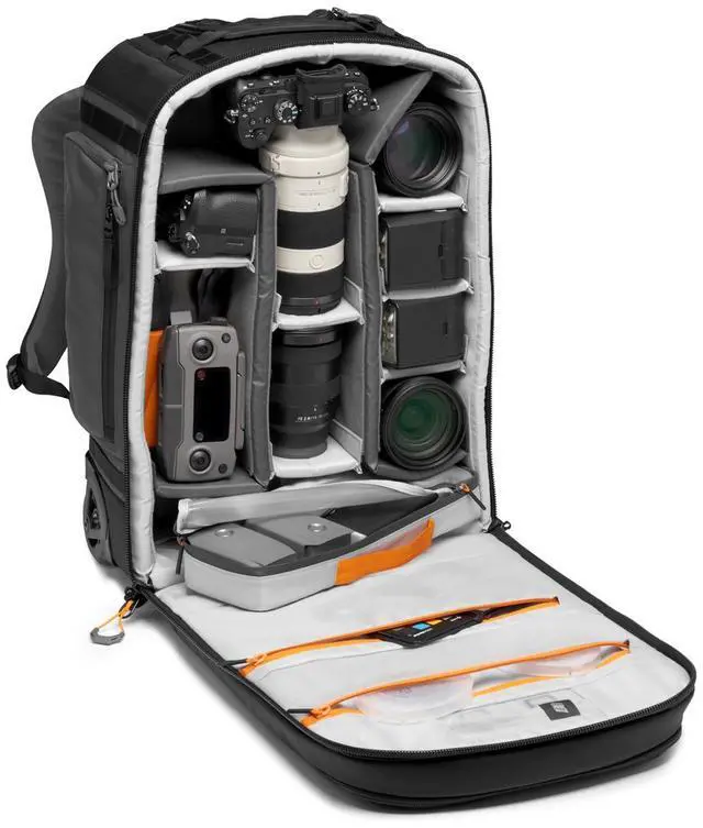 Alt view image 5 of 7 - Lowepro Pro Trekker RLX 450 AW II 28L Camera Roller Backpack, Black