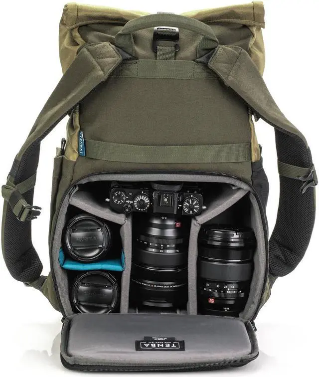 Alt view image 14 of 14 - Tenba 637-734 Fulton V2 14L Backpack Tan/Olive