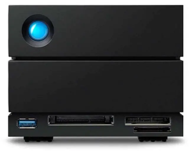 Alt view image 15 of 15 - LaCie 2big Dock 20TB USB 3.2 Gen 2 External Hard Drive STLG20000400 Black